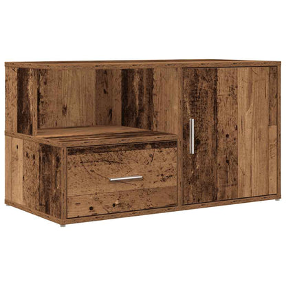 vidaXL Eckregal Altholz-Optik 200x40x45 cm Holzwerkstoff