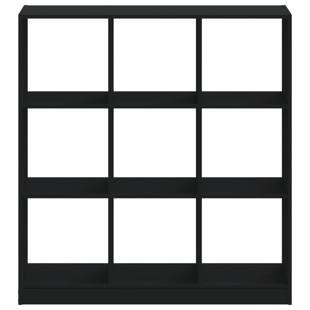vidaXL Bücherregal Schwarz 102x32x108 cm Holzwerkstoff