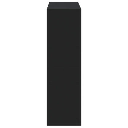 vidaXL Bücherregal Schwarz 102x32x108 cm Holzwerkstoff