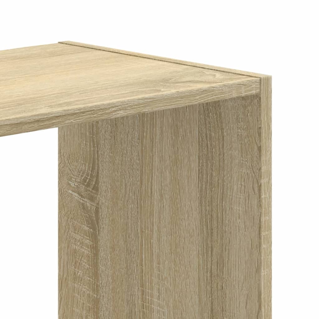 vidaXL Bücherregal Sonoma-Eiche 102x32x108 cm Holzwerkstoff