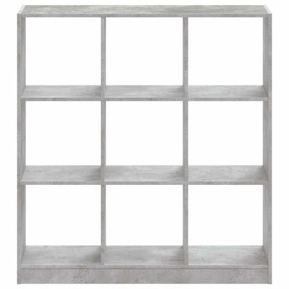 vidaXL Bücherregal Betongrau 102x32x108 cm Holzwerkstoff