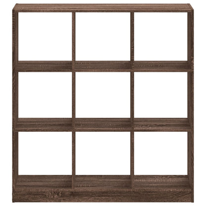 vidaXL Bücherregal Braun Eichen-Optik 102x32x108 cm Holzwerkstoff