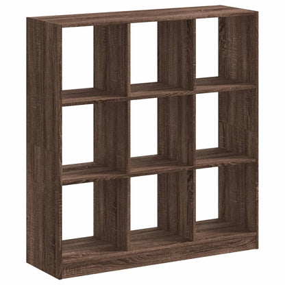 vidaXL Bücherregal Braun Eichen-Optik 102x32x108 cm Holzwerkstoff