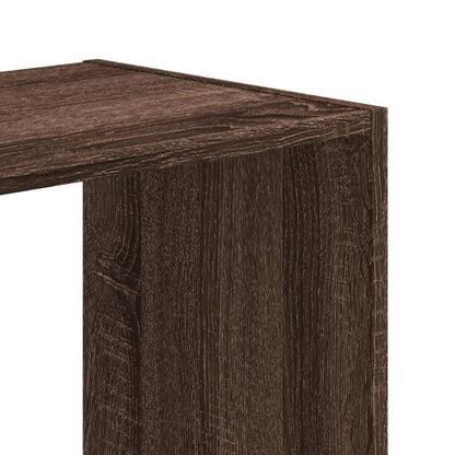 vidaXL Bücherregal Braun Eichen-Optik 102x32x108 cm Holzwerkstoff
