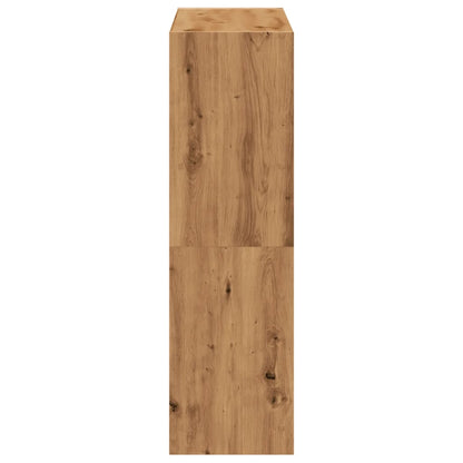 vidaXL Bücherregal Artisan-Eiche 102x32x108 cm Holzwerkstoff