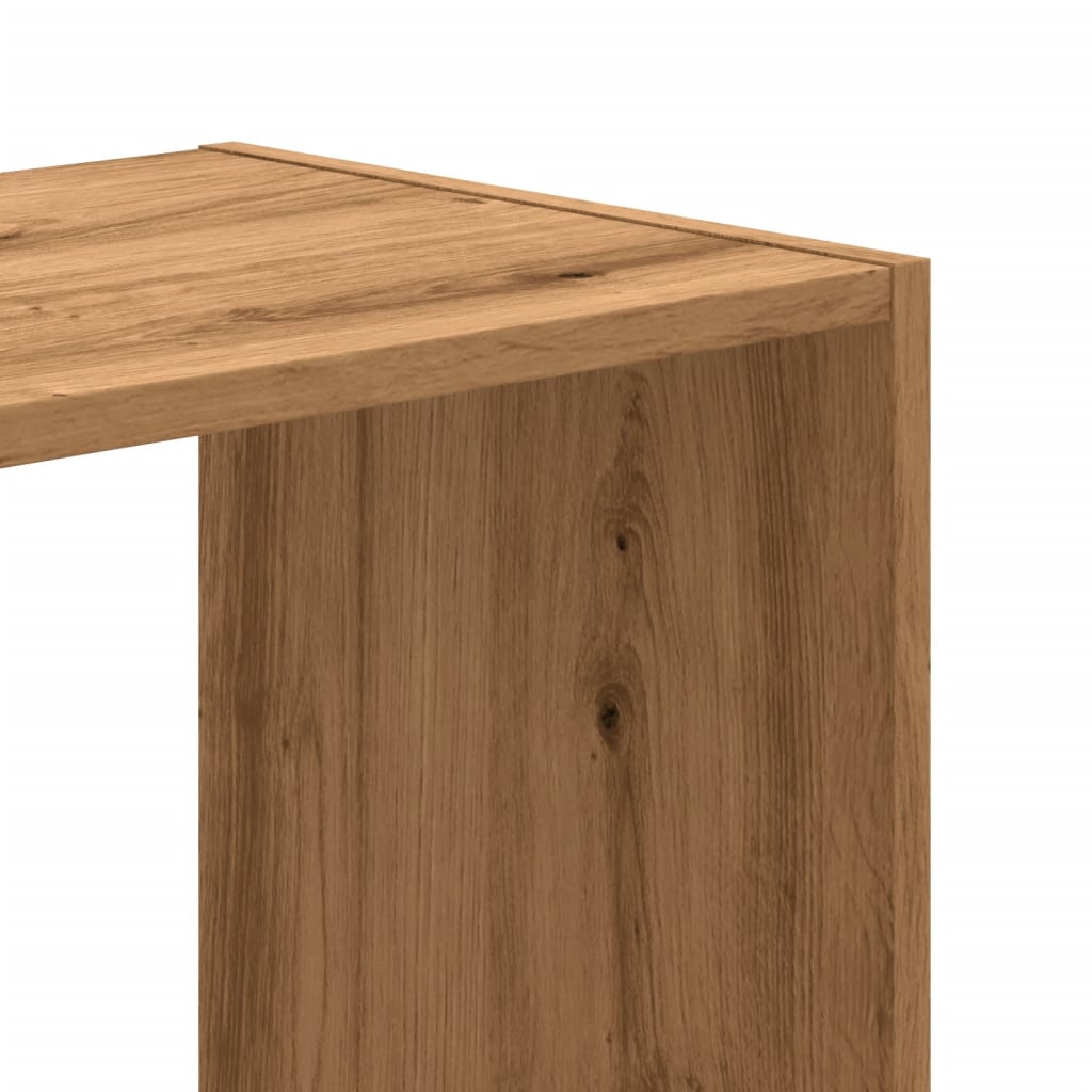 vidaXL Bücherregal Artisan-Eiche 102x32x108 cm Holzwerkstoff
