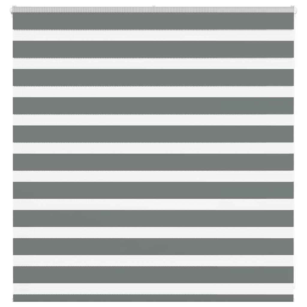 vidaXL Double Store Enrouleur Gris Foncé 150x100 cm Largeur du tissu 145,9 cm Polyester