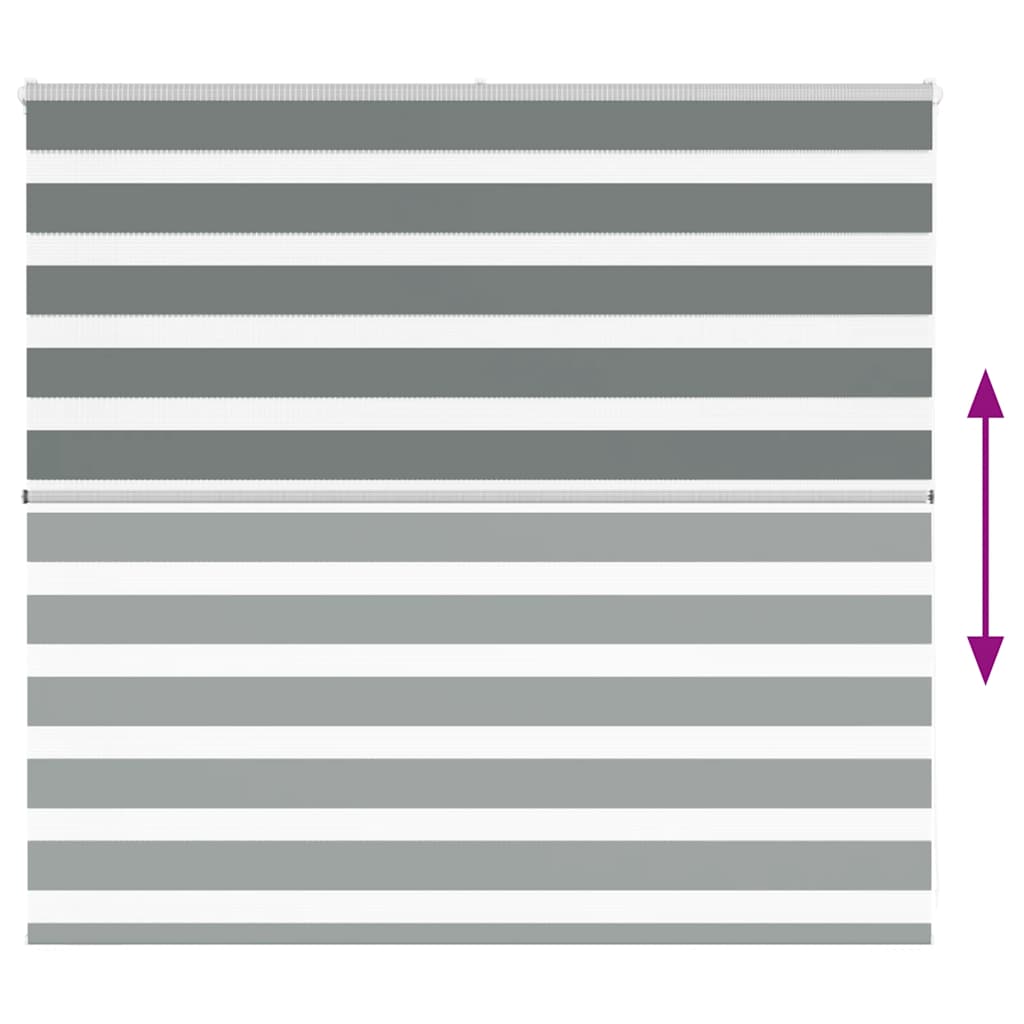 Doppelrollo Dunkelgrau 165x100 cm Stoffbreite 160,9 cm Polyester