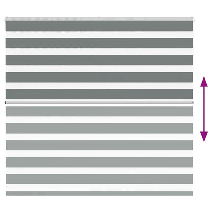 Doppelrollo Dunkelgrau 165x100 cm Stoffbreite 160,9 cm Polyester