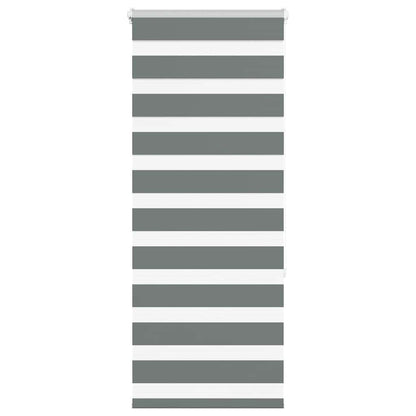 vidaXL Store double enrouleur Gris foncé 65x150 cm Largeur du tissu 60,9 cm Polyester