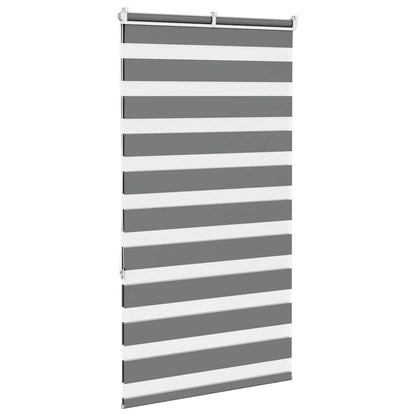 vidaXL Store jour nuit gris foncé 75x150 cm largeur du tissu 70,9 cm polyester