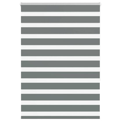 Doppelrollo Dunkelgrau 95x150 cm Stoffbreite 90,9 cm Polyester