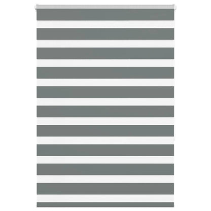 vidaXL Double Store Enrouleur Gris Foncé 115x150 cm Largeur du tissu 110,9 cm Polyester
