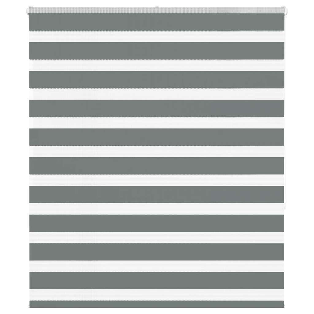 vidaXL Doppelrollo Dunkelgrau 130x150cm Stoffbreite 125,9 cm Polyester