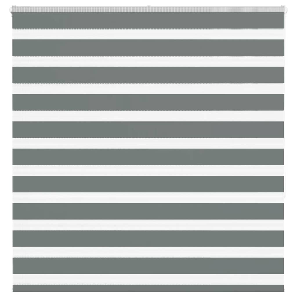 vidaXL Doppelrollo Dunkelgrau 145x150cm Stoffbreite 140,9 cm Polyester