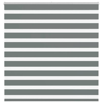vidaXL Doppelrollo Dunkelgrau 145x150cm Stoffbreite 140,9 cm Polyester