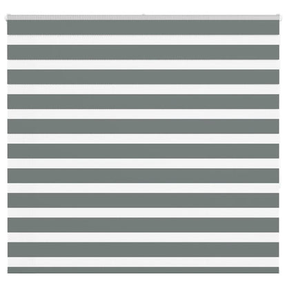 vidaXL Store vénitien double gris foncé 155x150 cm Largeur du tissu 150,9 cm Polyester