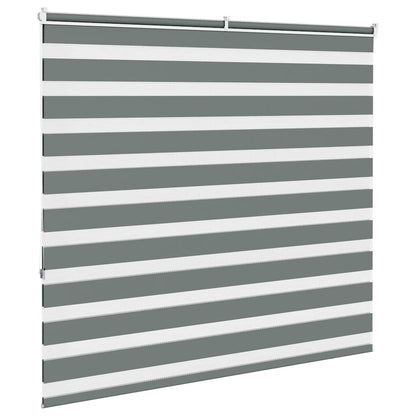 vidaXL Double Store Enrouleur Gris Foncé 160x150cm Largeur de tissu 155,9 cm Polyester
