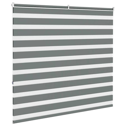 vidaXL Double store enrouleur gris foncé 165x150 cm Largeur tissu 160,9 cm Polyester