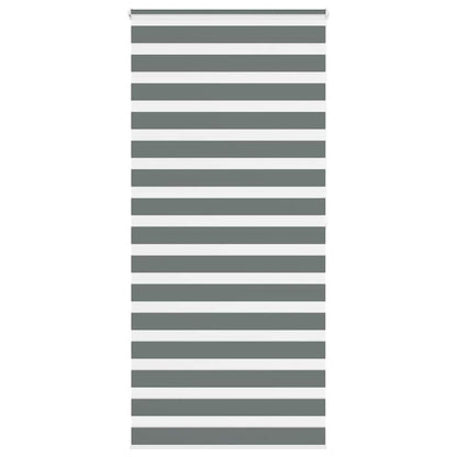 Doppelrollo Dunkelgrau 100x200 cm Stoffbreite 95,9 cm Polyester