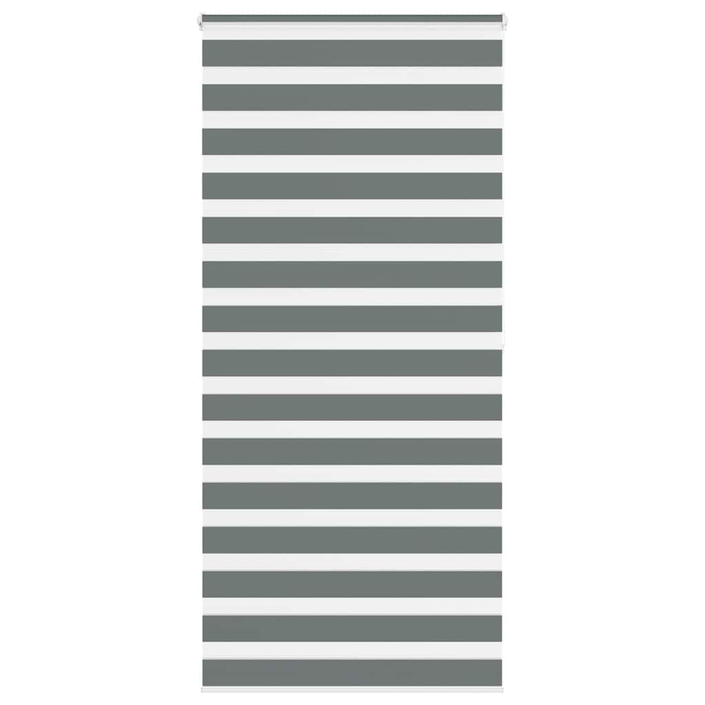 Doppelrollo Dunkelgrau 105x200 cm Stoffbreite 100,9 cm Polyester