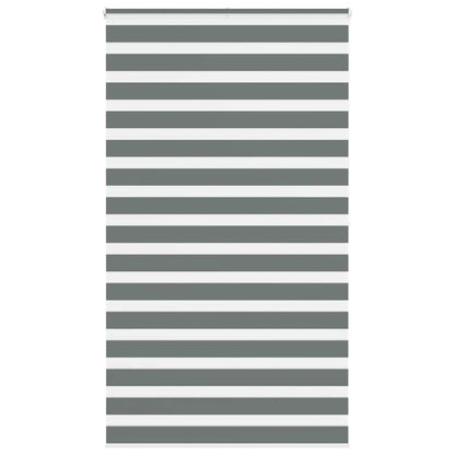 vidaXL Doppelrollo Dunkelgrau 120x200 cm Stoffbreite 115,9 cm Polyester