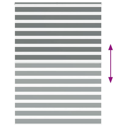 Doppelrollo Dunkelgrau 165x200 cm Stoffbreite 160,9 cm Polyester