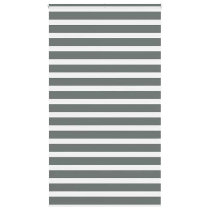 Doppelrollo Dunkelgrau 120x230 cm Stoffbreite 115,9 cm Polyester