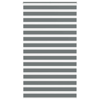 vidaXL Doppelrollo Dunkelgrau 130x230cm Stoffbreite 125,9 cm Polyester