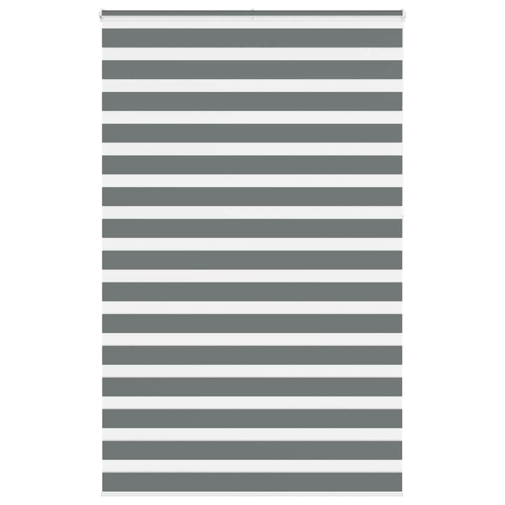 vidaXL Doppelrollo Dunkelgrau 145x230cm Stoffbreite 140,9 cm Polyester