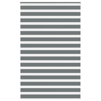 vidaXL Doppelrollo Dunkelgrau 145x230cm Stoffbreite 140,9 cm Polyester