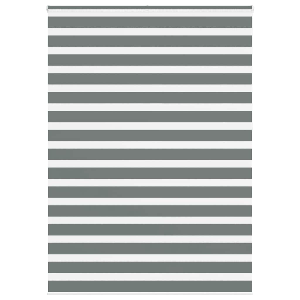 vidaXL Doppelrollo Dunkelgrau 160x230cm Stoffbreite 155,9 cm Polyester