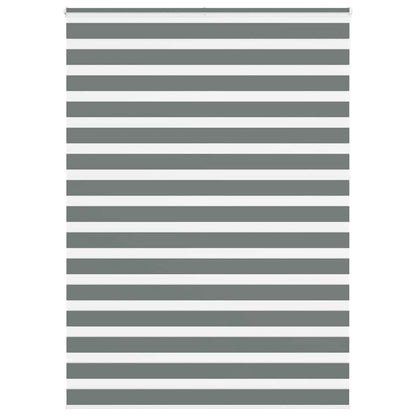 vidaXL Doppelrollo Dunkelgrau 160x230cm Stoffbreite 155,9 cm Polyester