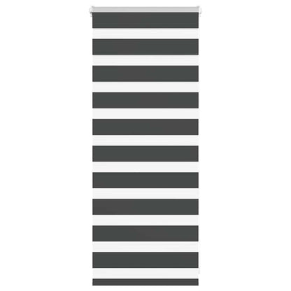 vidaXL Doppelrollo Schwarz 65x100 cm Stoffbreite 60,9 cm Polyester