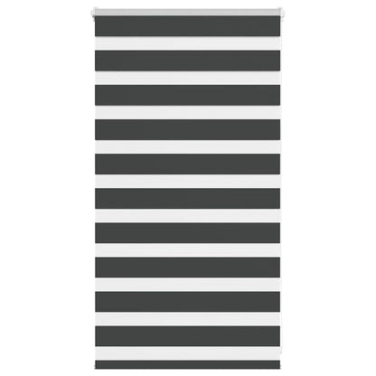 Doppelrollo Schwarz 70x100 cm Stoffbreite 65,9 cm Polyester