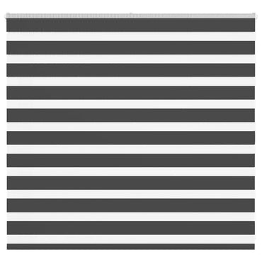 vidaXL Double Store Enrouleur Jour Nuit Noir 155x100 cm Largeur du tissu 150,9 cm Polyester