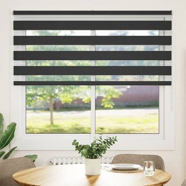 vidaXL Store Jour Nuit Noir 165x100 cm Largeur tissu 160,9 cm Polyester
