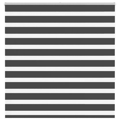 Doppelrollo Schwarz 140x150 cm Stoffbreite 135,9 cm Polyester