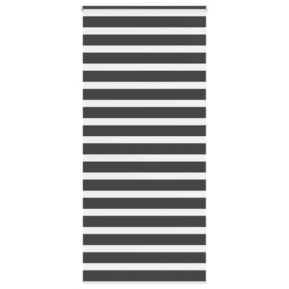 vidaXL Store enrouleur double noir 95x200 cm largeur tissu 90,9 cm polyester