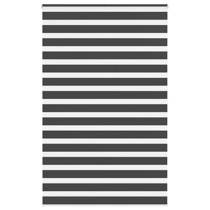 Doppelrollo Schwarz 150x200 cm Stoffbreite 145,9 cm Polyester