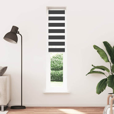vidaXL Store jour-nuit noir 45x230 cm largeur du tissu 40,9 cm polyester