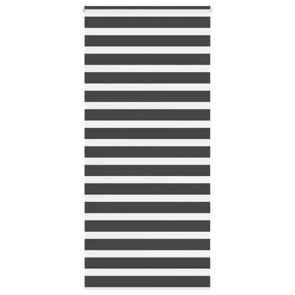 vidaXL Store enrouleur double noir 100x230 cm largeur du tissu 95,9 cm polyester