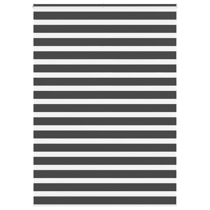 vidaXL Double store enrouleur noir 155x230 cm largeur du tissu 150,9 cm polyester