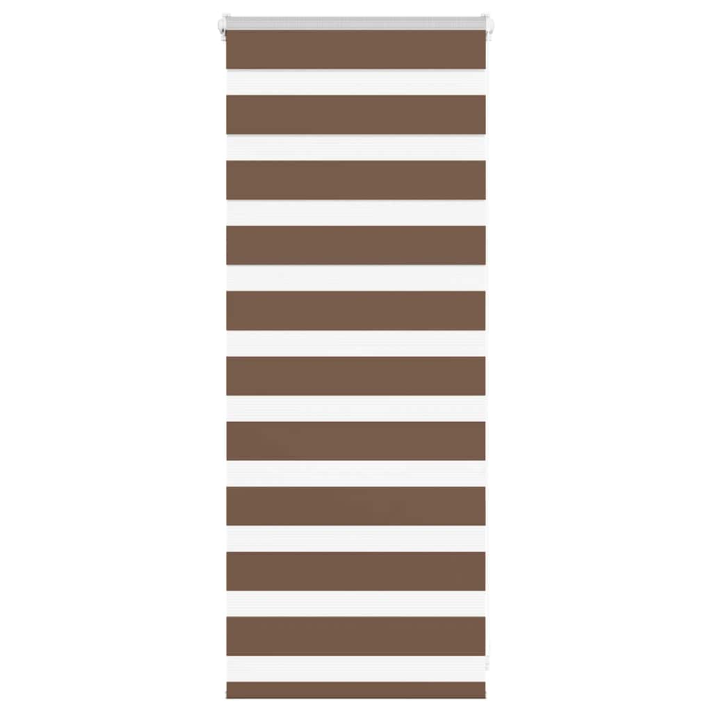 Doppelrollo Braun 60x100 cm Stoffbreite 55,9 cm Polyester