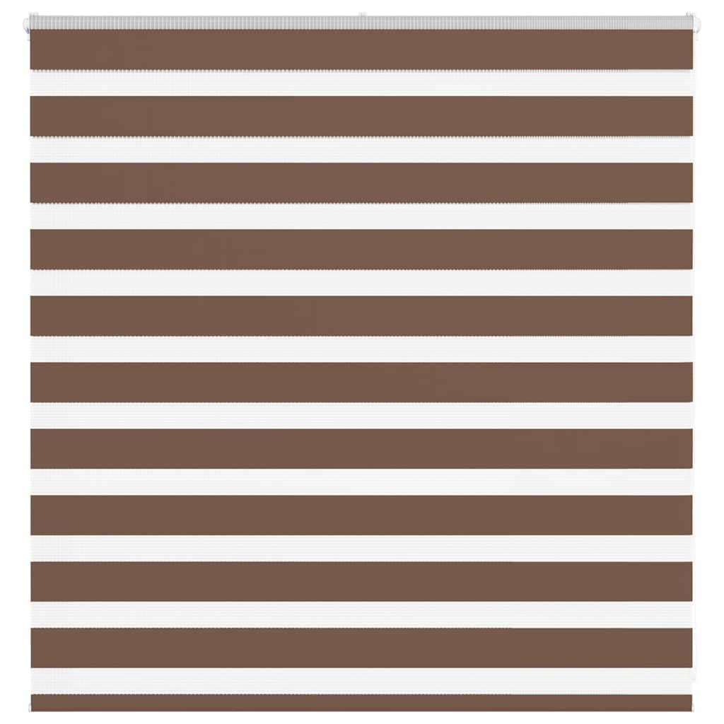 vidaXL Doppelrollo Braun 150x100 cm Stoffbreite 145,9 cm Polyester