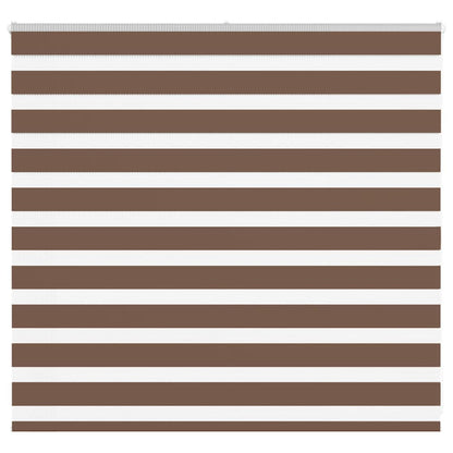 vidaXL Doppelrollo Braun 160x100 cm Stoffbreite 155,9 cm Polyester