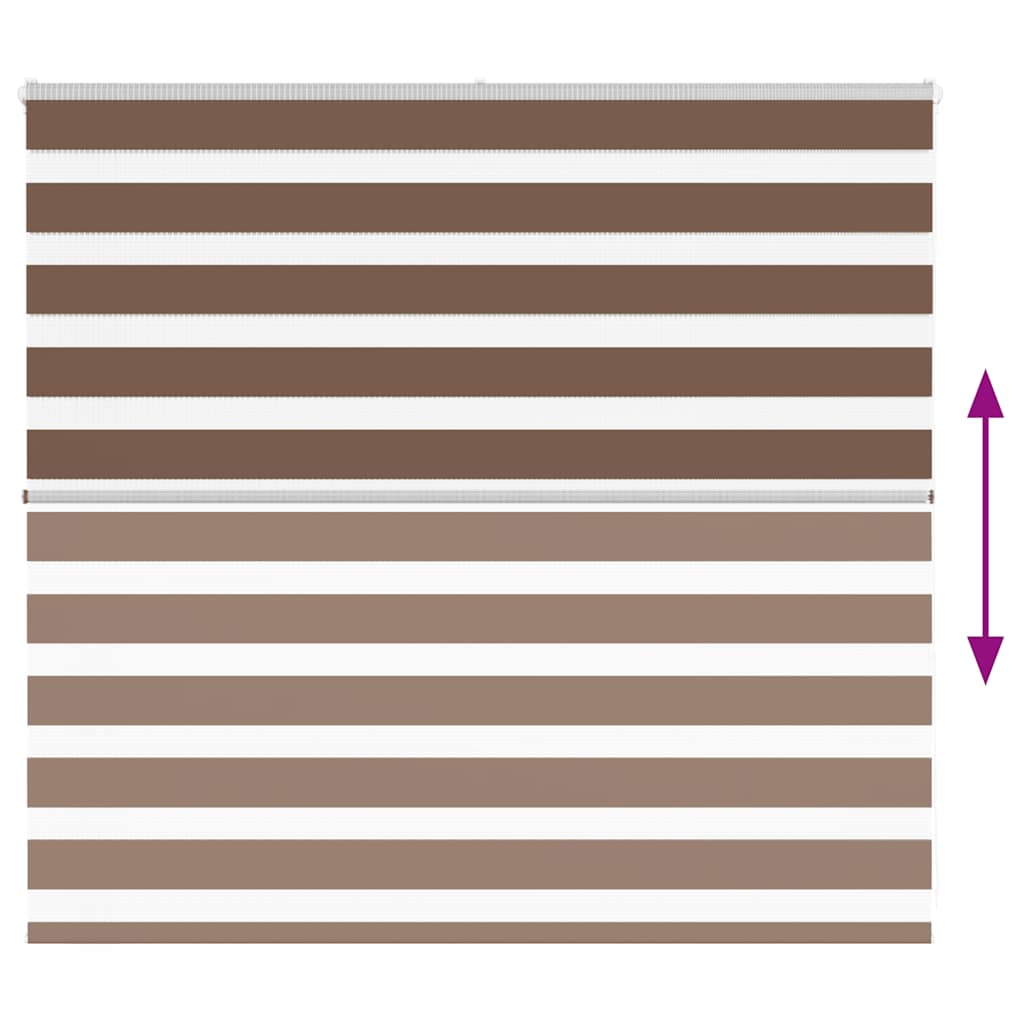 Doppelrollo Braun 165x100 cm Stoffbreite 160,9 cm Polyester