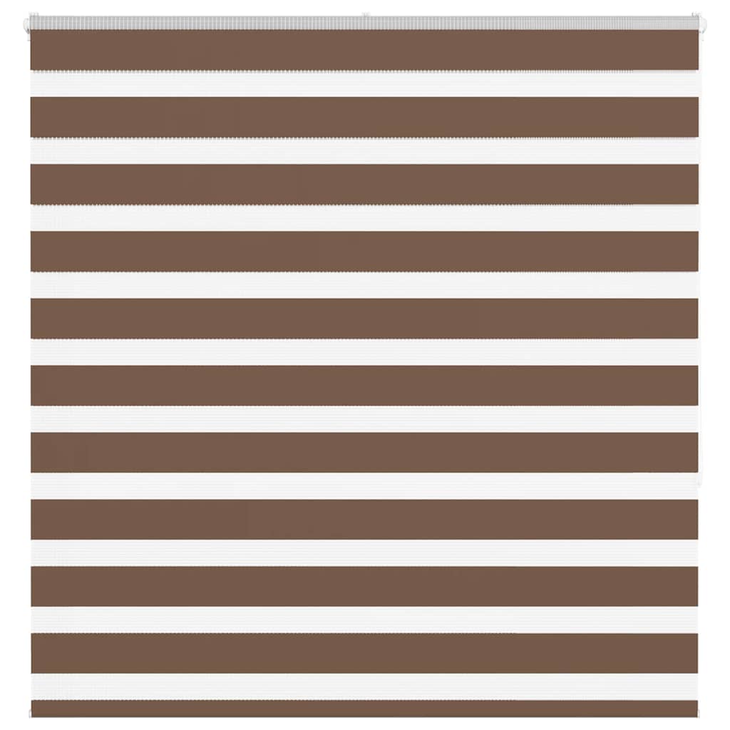 vidaXL Doppelrollo Braun 140x150 cm Stoffbreite 135,9 cm Polyester