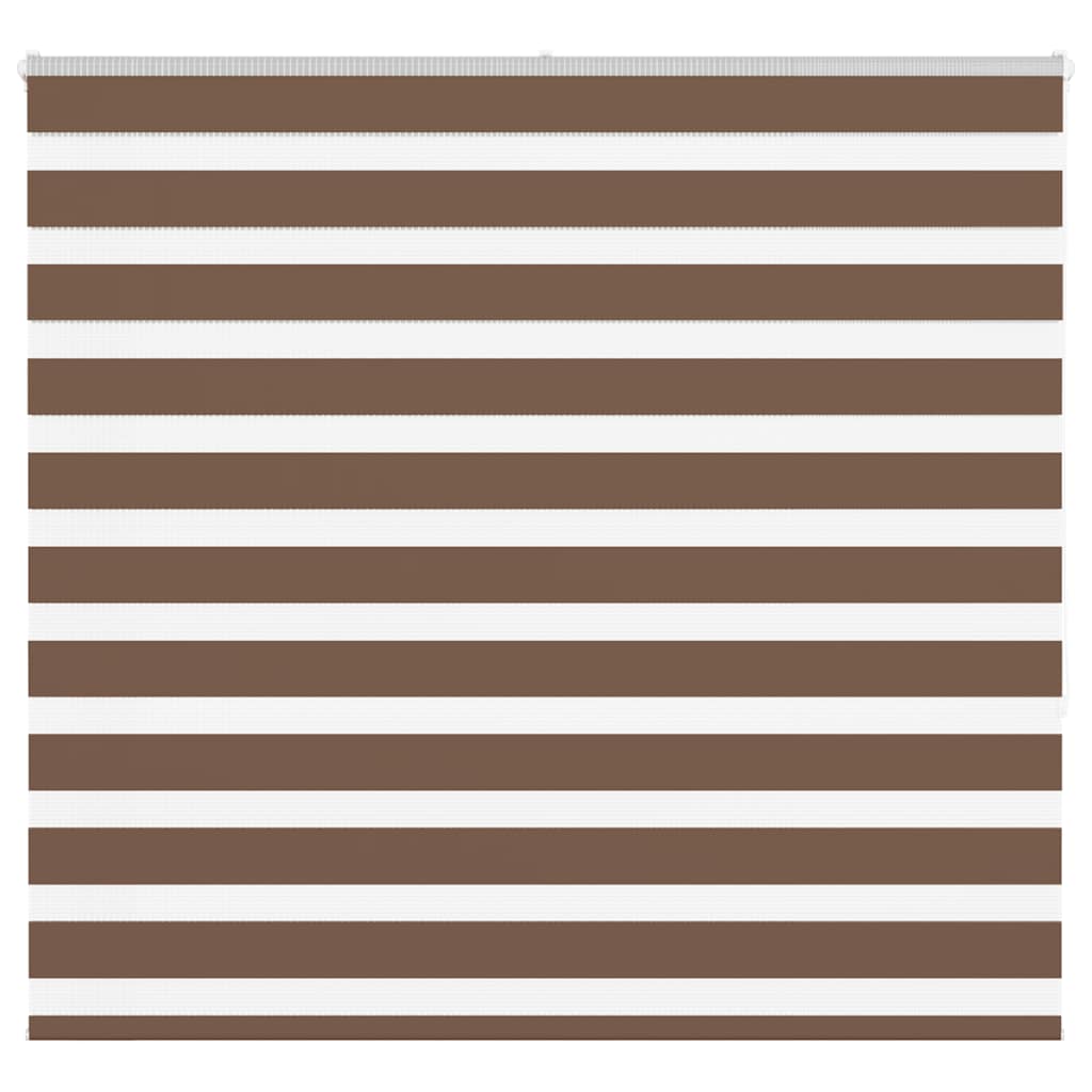 vidaXL Doppelrollo Braun 155x150 cm Stoffbreite 150,9 cm Polyester