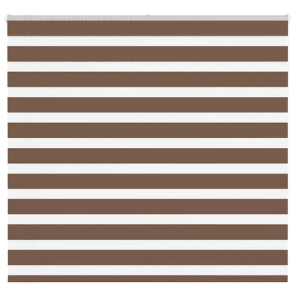 vidaXL Doppelrollo Braun 160x150 cm Stoffbreite 155,9 cm Polyester